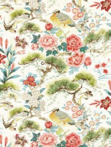 Scalamandre Fabric Shenyang Linen Print Bloom