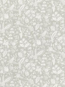 Scalamandre Fabric Tulia Linen Print French Grey