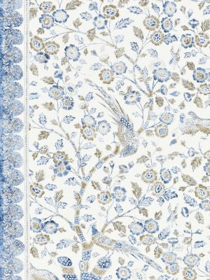 <p>Anissa Print Lakeside SC166250003 by Scalamandre Fabric</p><p><strong>Required Minimum Quantity Purchase: Fabrics by the yard 1 YARD MINIMUM </p><p>Book: PACIFICA</p><p>Content: 90% COTTON 10% LINEN</p><p>Origin: UNITED KINGDOM</p><p>Performance: MEDIUM DUTY</p><p>Repeat: Horizontal: 41.5" and Vertical: 55.5"</p><p>Width: 55.5</p>