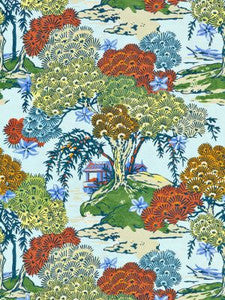 Sea Of Trees Print Kaleidescope SC166270003 by Scalamandre Designer Fabric