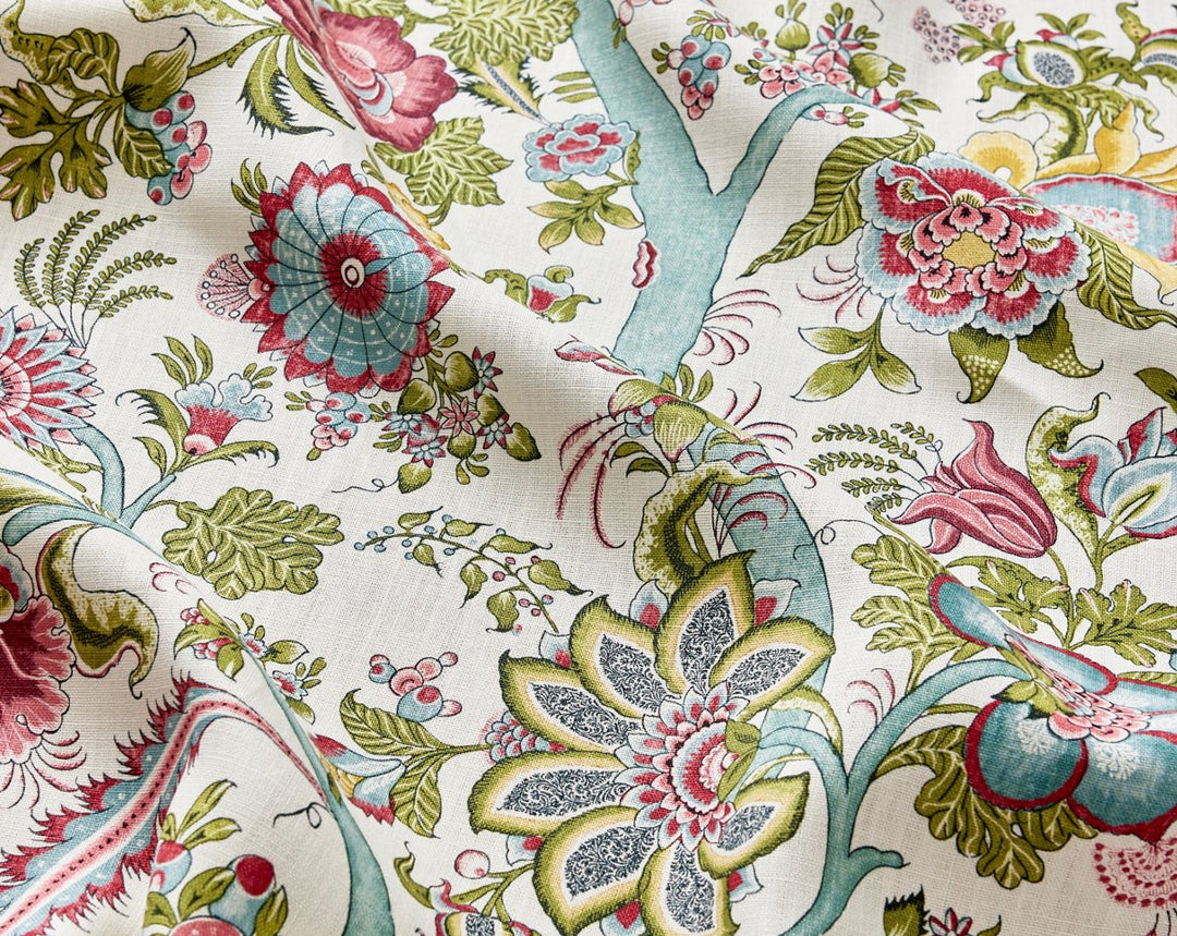 Metropolitan Palampore Print Flower Garden SC166490003 by Scalamandre Designer Fabric
