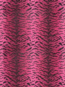 Scalamandre Fabric Tigre Reds & Black