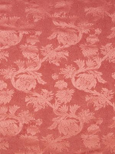 Scalamandre Fabric Damas Parc Monceau Coral