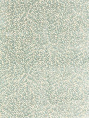 Corallina Velvet Lagoon SC270770003 by Scalamandre Designer Fabric JARDIN 41% VISCOSE 34% COTTON 25% POLYESTER INDIA HEAVY DUTY Horizontal: 9.125" and Vertical: 13.375" 55 - Swanky Fabrics -