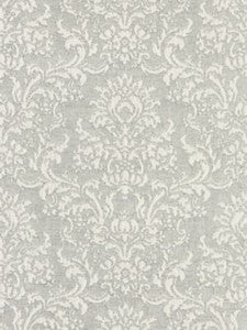 Scalamandre Fabric San Luca Damask Pearl Grey