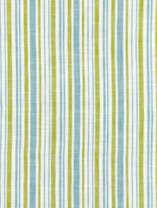 Scalamandre Fabric Pembroke Stripe Ocean Palm