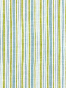 Scalamandre Fabric Pembroke Stripe Ocean Palm