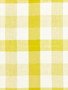 Scalamandre Fabric Westport Linen Plaid Citron