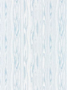 Scalamandre Fabric Faux Bois Weave Blue Ice