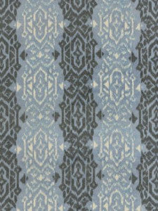 Scalamandre Fabric Sumatra Ikat Weave Indigo