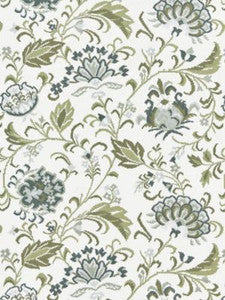 Scalamandre Fabric Delphine Embroidery Ash