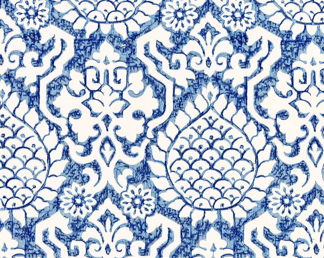 Surat Embroidery Porcelain SC272170003 by Scalamandre Designer Fabric