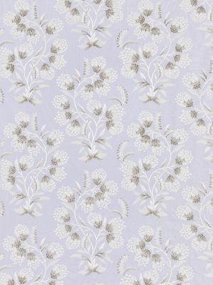 Hana Embroidery Lilac SC272330003 by Scalamandre Designer Fabric PACIFICA 42% LINEN 27% COTTON 20% VISCOSE 11% SPUN POLYESTER INDIA MEDIUM DUTY Horizontal: 15" and Vertical: 16.75" 51 - Swanky Fabrics -