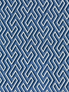 Scalamandre Fabric Maze Velvet Cobalt