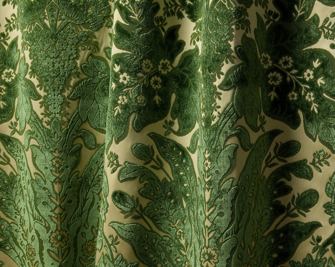 Regis Velvet Damask Frond SC273210003 by Scalamandre Designer Fabric