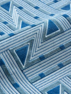 Kasai Velvet Slipstream SC273230003 by Scalamandre Fabric THE METROPOLITAN MUSEUM OF ART 72% COTTON 28% VISCOSE INDIA MEDIUM DUTY Horizontal: 13" and Vertical: 6.75" 55 - Fabric Carolina -