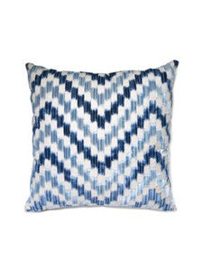 Scalamandre Pillows Ankara Pillow 22 X 22 - Pacific