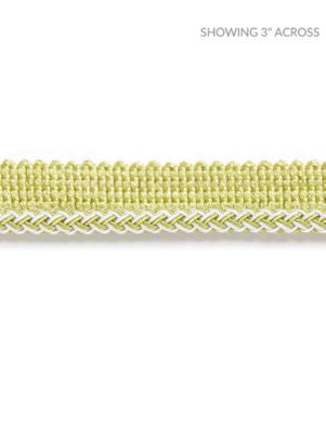 <p>Georgica Braided Cord Lettuce SCC3030003 by Scalamandre Trim</p><p><strong>Required Minimum Quantity Purchase: Fabrics by the yard 1 YARD MINIMUM </p><p>Book: HAMPTONS TRIMMINGS</p><p>Content: 38% ACETATE 29% VISCOSE 27% ACRYLIC, 6% COTTON</p><p>Origin: ITALY</p><p>Performance: LIGHT DUTY</p><p>Repeat: Horizontal: and Vertical: </p><p>Width: 0.25</p>