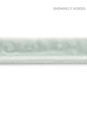 Velvet Rope Cord Willow SCC3160003 by Scalamandre Designer Trim PACIFICA 12% COTTON 6% POLYESTER, 68% POLYAMIDE 14% VISCOSE GERMANY MEDIUM DUTY Horizontal: 0" and Vertical: 0" 0.25 - Swanky Fabrics -