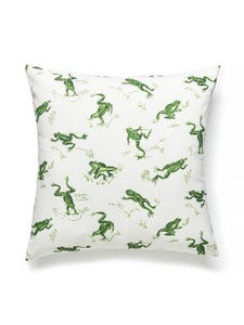Scalamandre Pillows Calabasas Cnty Outdoor Pillow 22 X 22 - Snap Pea