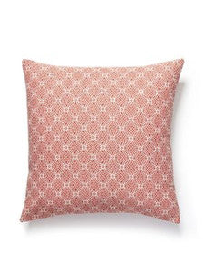 Scalamandre Pillows Cape May Outdoor Pillow 22 X 22 - Cherry