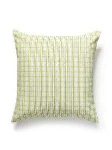 Scalamandre Pillows Check Please Outdoor Pillow 22 X 22 - Fern