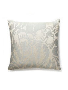 Scalamandre Pillows Deco Flower Pillow 22 X 22 - Mineral