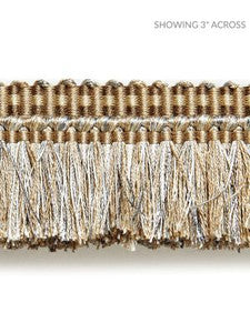 Scalamandre Trim Shimmer Brush Fringe Flax
