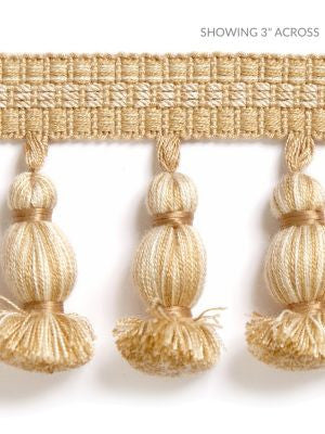 <p>Halsey Onion Fringe Camel SCFT14990003 by Scalamandre Trim</p><p><strong>Required Minimum Quantity Purchase: Fabrics by the yard 1 YARD MINIMUM </p><p>Book: HAMPTONS TRIMMINGS</p><p>Content: 57% ACRYLIC 38% VISCOSE 5% POLYESTER</p><p>Origin: CHINA</p><p>Performance: LIGHT DUTY</p><p>Repeat: Horizontal: and Vertical: </p><p>Width: 3</p>