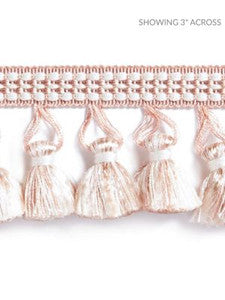 Scalamandre Trim Plaza Tassel Fringe Blush