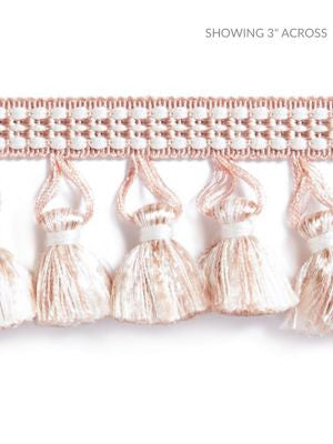 <p>Plaza Tassel Fringe Blush SCFT15050003 by Scalamandre Trim</p><p><strong>Required Minimum Quantity Purchase: Fabrics by the yard 1 YARD MINIMUM </p><p>Book: NOVANTA PASSEMENTERIE</p><p>Content: 54% FIBRANNE 46% RAYON</p><p>Origin: CHINA</p><p>Performance: LIGHT DUTY</p><p>Repeat: Horizontal: 0" and Vertical: 0"</p><p>Width: 2.25</p>