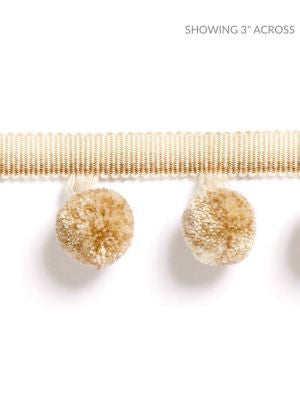 <p>Osborne Pom Pom Fringe Camel SCFX15000003 by Scalamandre Trim</p><p><strong>Required Minimum Quantity Purchase: Fabrics by the yard 1 YARD MINIMUM </p><p>Book: HAMPTONS TRIMMINGS</p><p>Content: 95% ACRYLIC 5% POLYESTER</p><p>Origin: CHINA</p><p>Performance: LIGHT DUTY</p><p>Repeat: Horizontal: and Vertical: </p><p>Width: 1.38</p>