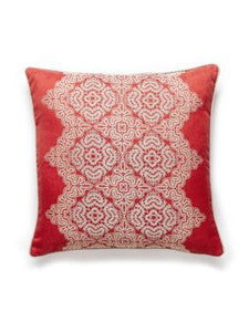 Scalamandre Pillows Josephine Pillow 22 X 22 - Carnelian