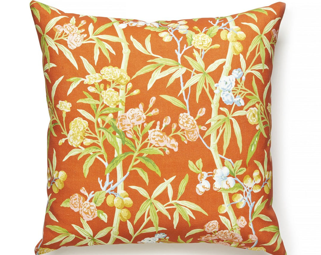 Lanai Outdoor Pillow 22 X 22 - Guava SCLANAIPILL0003 by Scalamandre Designer Pillow