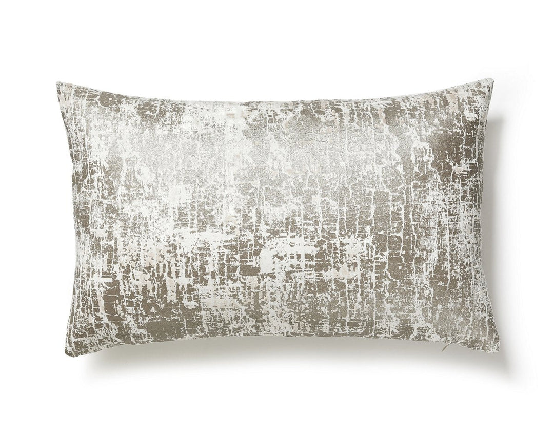 Tesoro Velvet Pillow 14 X 22 - Antique SCLBDK166170003 by Scalamandre Designer Pillow