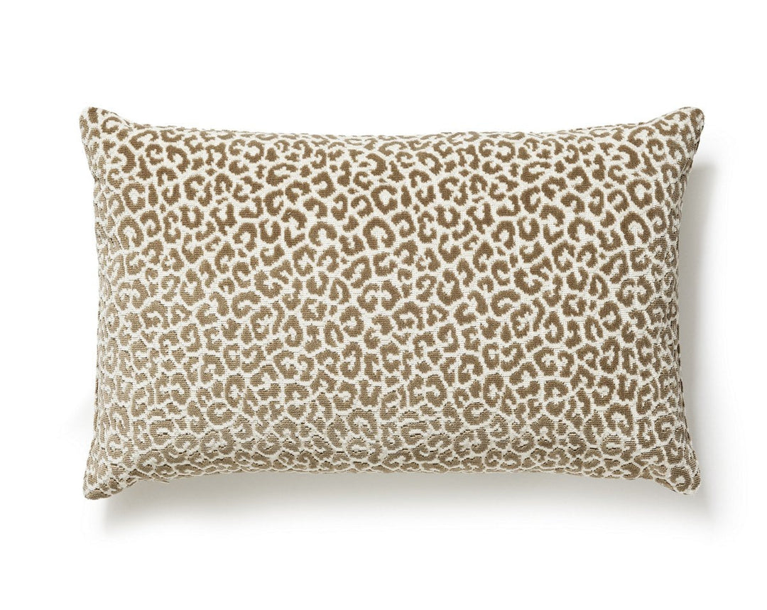 Panthera Velvet Pillow 14 X 22 - Sable SCLBDK270370003 by Scalamandre Designer Pillow