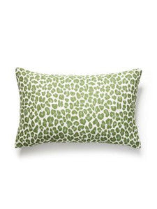 Scalamandre Pillows Backyard Bengal Outdoor Pillow 14 X 22 - Ivy