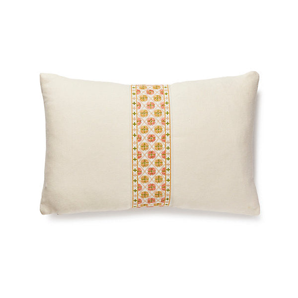 Toscana/Hansel Lumbar Rich Cream / Citrus Twist by Scalamandre
 Pillow Scalamandre
 Pillow Toscana/Hansel Lumbar Rich Cream / Citrus TwistPillow 100% LINEN USA </p><p>Repeat: H: , V: - Fabric Carolina -