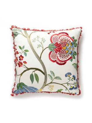 <p>Palampore Embroidery Pillow 22 X 22 - Bloom SCPALAPILL0003 by Scalamandre Pillows</p><p><strong>Required Minimum Quantity Purchase: Product</p><p>Book: </p><p>Content: 100% LINEN, 65% LINEN 35% VISCOSE</p><p>Origin: </p><p>Performance: </p><p>Repeat: Horizontal: and Vertical: </p><p>Width: 0</p>