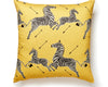 Zebras Petite Pillow 22 X 22 - Yellow SCPZEBPILL0003 by Scalamandre Designer Pillow