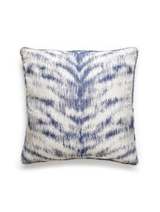 Scalamandre Pillows Safari Weave Pillow 22 X 22 - Indigo