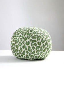 Scalamandre Pillows Backyard Bengal Outdoor Pillow 12 Dia - Ivy