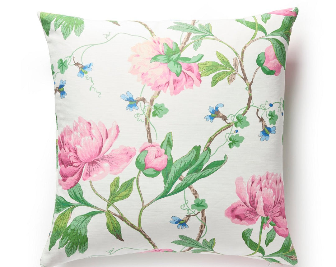 Isadora Print Pillow 22 X 22 - Petal SCSDDK166500003 by Scalamandre Designer Pillow