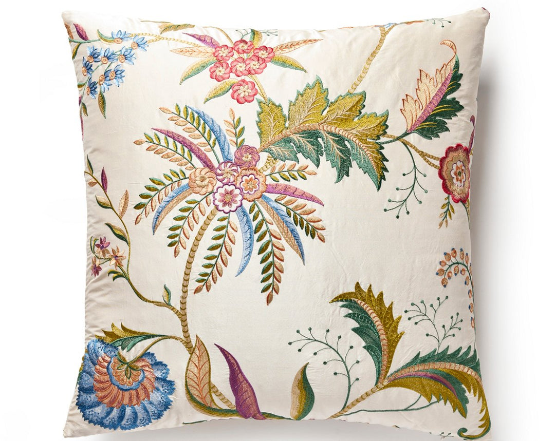 Seraphine Pillow 22 X 22 - Jewel Multi SCSDDK273250003 by Scalamandre Designer Pillow