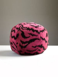 Scalamandre Pillows Tigre Pillow 12 Dia - Reds & Black