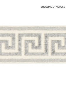 Scalamandre Trim Greek Key Velvet Tape Smoke