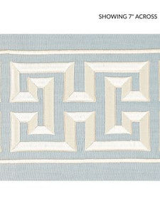 Scalamandre Trim Imperial Embroidered Tape Sky
