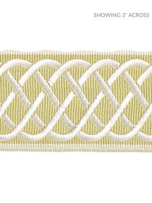 <p>Helix Embroidered Tape Lettuce SCT32840003 by Scalamandre Trim</p><p><strong>Required Minimum Quantity Purchase: Fabrics by the yard 1 YARD MINIMUM </p><p>Book: HAMPTONS TRIMMINGS</p><p>Content: 77% VISCOSE 23% RAYON</p><p>Origin: CHINA</p><p>Performance: LIGHT DUTY</p><p>Repeat: Horizontal: and Vertical: </p><p>Width: 2</p>