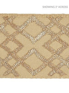 Scalamandre Trim Lattice Tape Camel