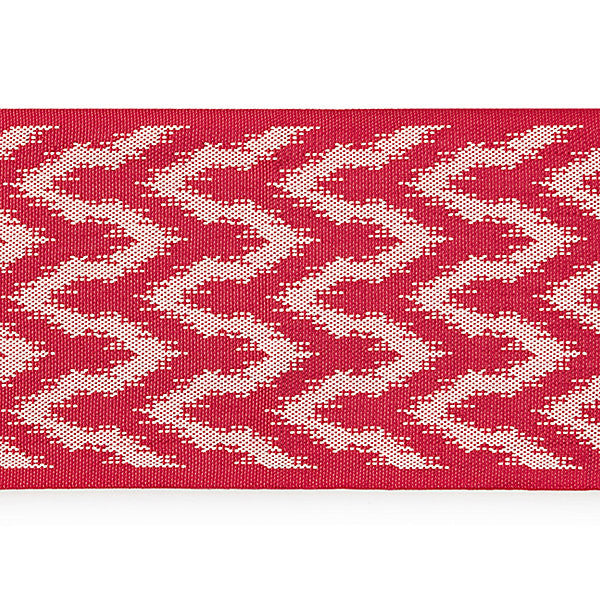 Seychelles Tape/Hibiscus Sc 0003T3309 by Scalamandre
 Trim ISOLA INDOOR / OUTDOOR 100% POLYOLEFIN UNITED KINGDOM HEAVY DUTY Horizontal: .5" and Vertical: 3.5" - Fabric Carolina -